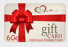 Food Gift Card value 60€ 