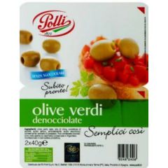 Olive Verdi Polli in vaschetta