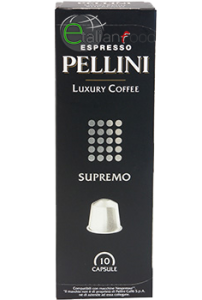 Supremo Luxury Coffee Pellini Compatibile con Nespresso 10 capsule